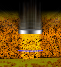 Metal-organic framework as shock protective material